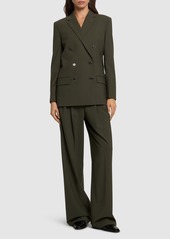 Theory Boxy Double Breast Wool Blend Blazer