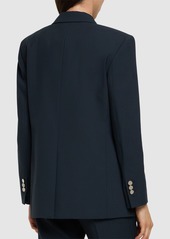 Theory Boxy Double Breast Wool Blend Jacket