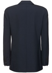 Theory Boxy Double Breast Wool Blend Jacket