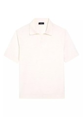 Theory Brenan Linen-Blend Polo Shirt