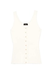 Theory Button Up Tank Top