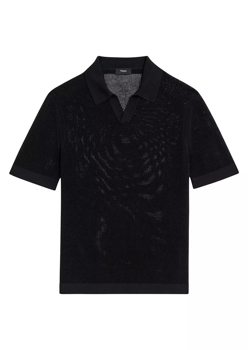 Theory Cairn Knit Polo Shirt