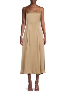 Theory Came Volume Midi Dress