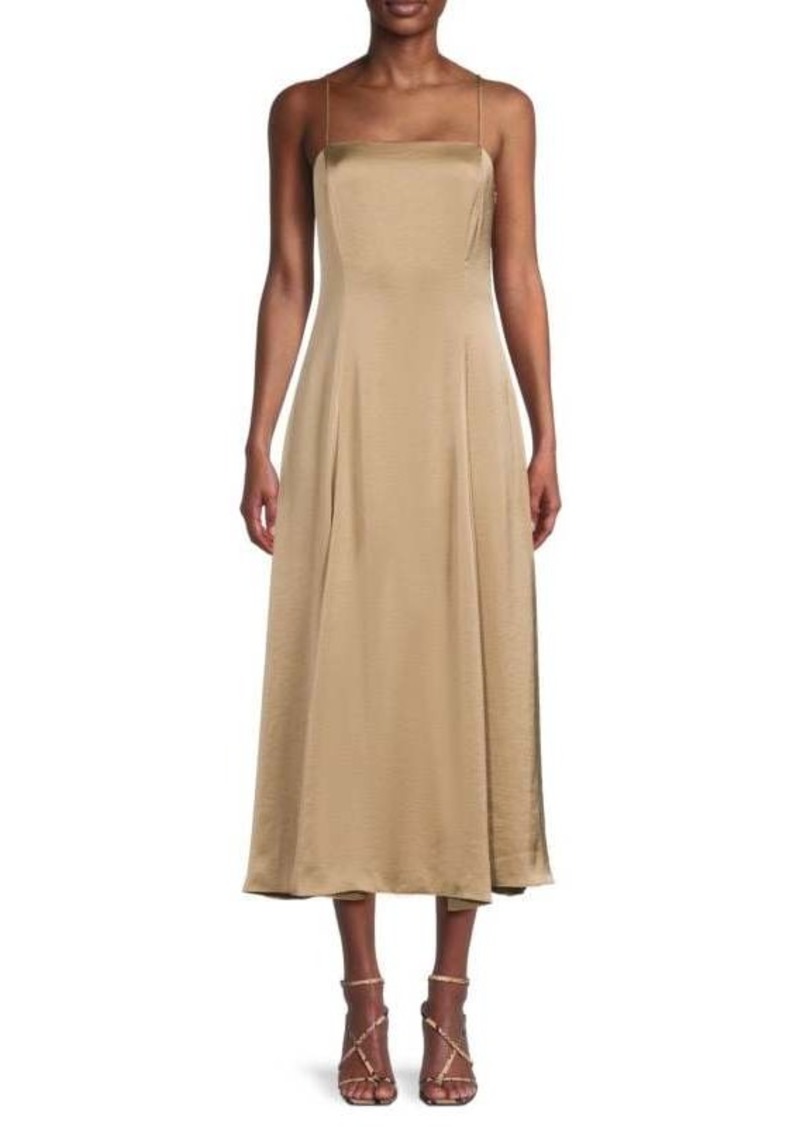 Theory Came Volume Midi Dress