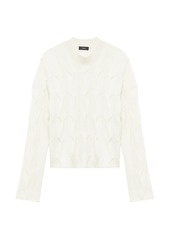 Theory Cashmere Cable-Knit Sweater