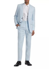 Theory Chambers Linen Two-Button Suit Jacket