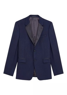 Theory Chambers Wool Two-Button Tuxedo Jacket