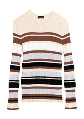 Theory Chenille Striped Sweater