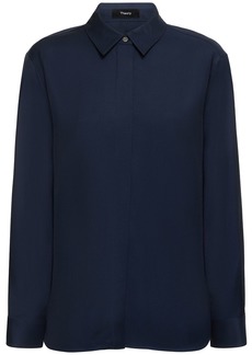 Theory Classic Menswear Viscose Shirt