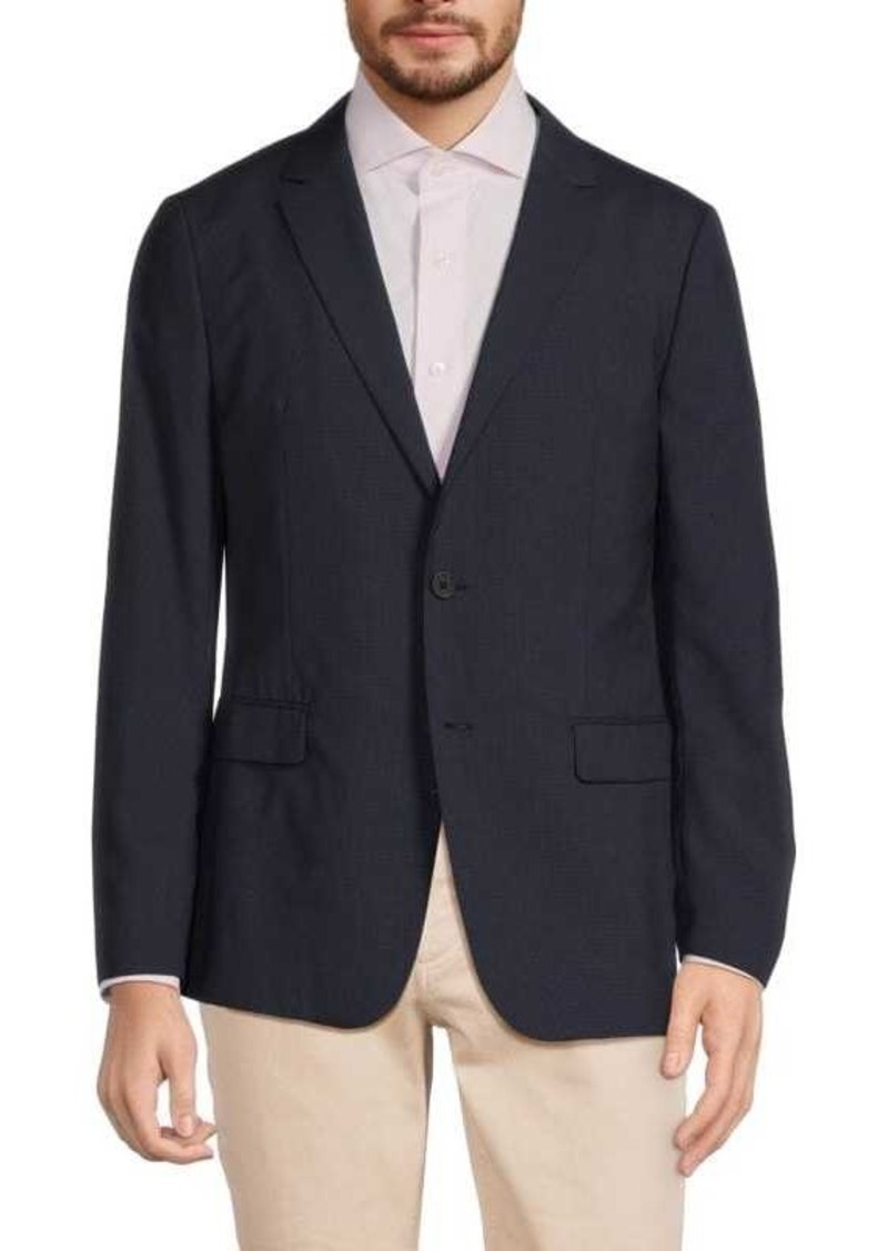 Theory Clinton Relaxed Fit Houndstooh Wool Blend Sportcoat