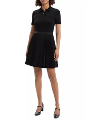 Theory Combo Polo Minidress