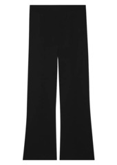 Theory Compact Crepe Crop Flare Pants