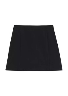 Theory Cotton-Blend Miniskirt