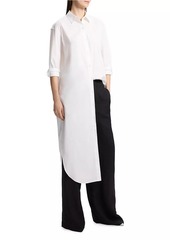 Theory Cotton-Blend Relaxed Maxi Shirtdress