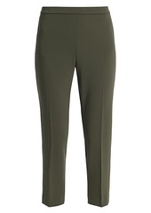 Theory Crepe Basic Pull-On Cropped Pants