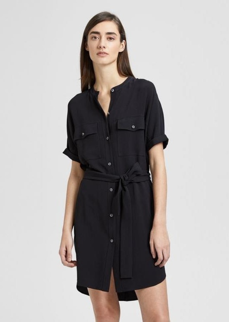 Theory Crepe Belted Cargo Dress | Dresses
