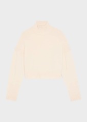 Theory Cropped Cashmere Pullover Sweater