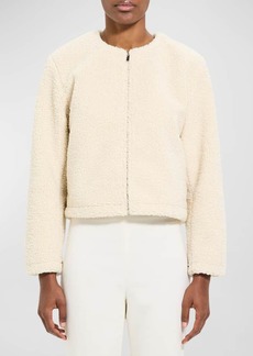 Theory Cropped Easy Sherpa Jacket