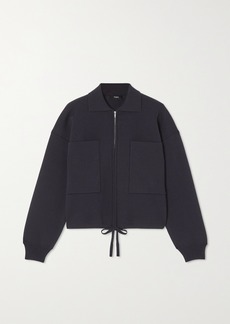 Theory Cropped Merino Wool-blend Jacket