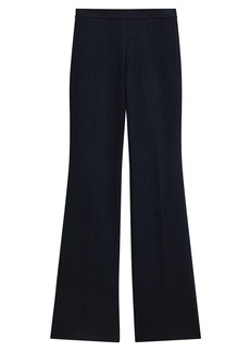 Theory Demitria Cotton-Blend Flared Pants