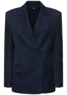 Theory Double Breasted Viscose Jacket