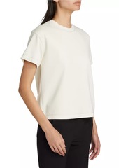 Theory Double-Knit Crewneck T-Shirt