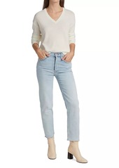 Theory Easy V-Neck Cashmere Sweater