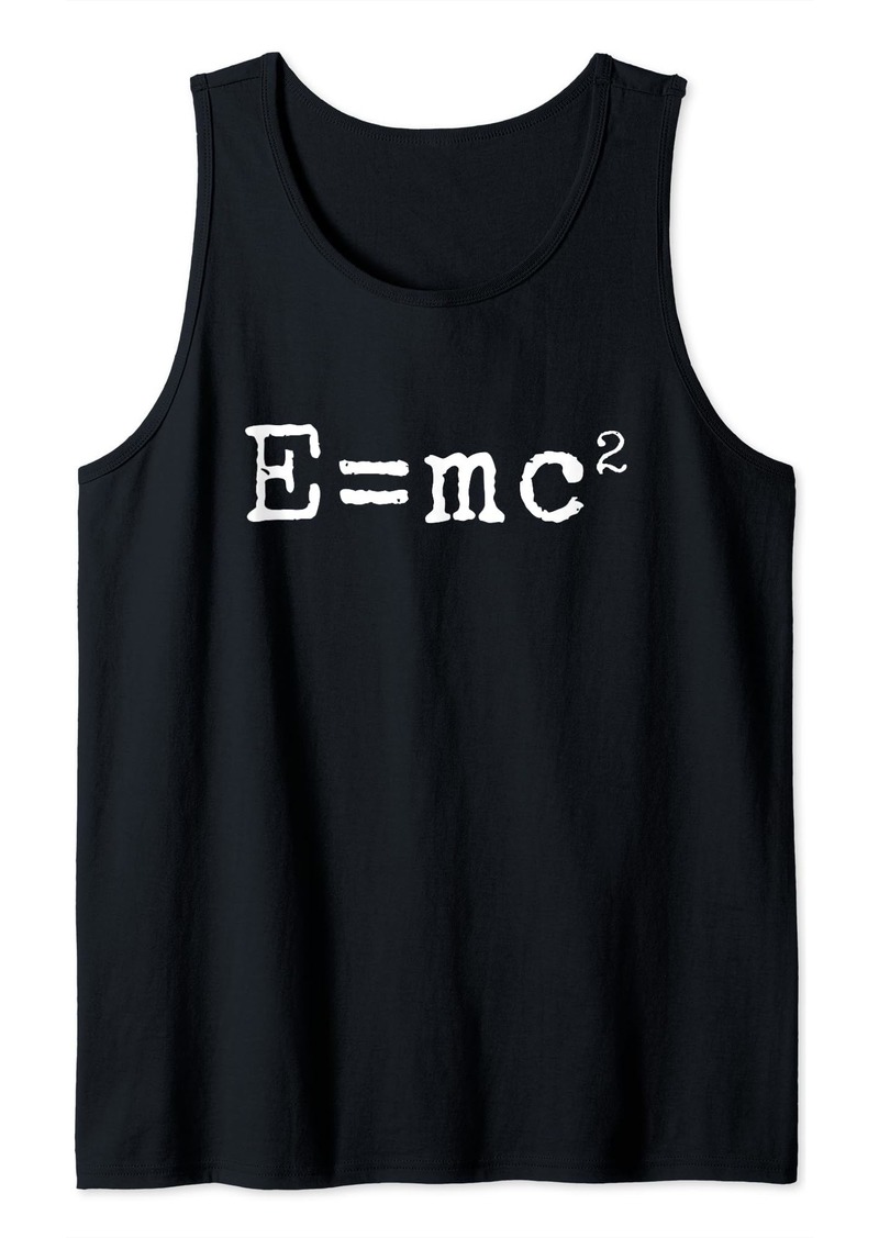 Theory Einstein's Equation of General Relativity E=mc2 Tank Top