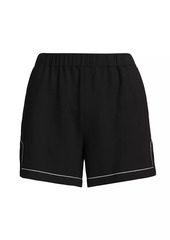 Theory Embroidered Pull-On Shorts