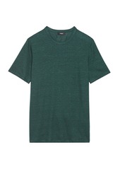 Theory Essential Standard-Fit Flex Linen T-Shirt