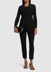 Theory Etiennette Wool Blend Crepe Blazer