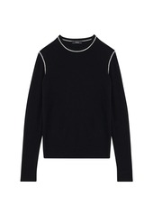 Theory Exposed Seam Cashmere Sweater