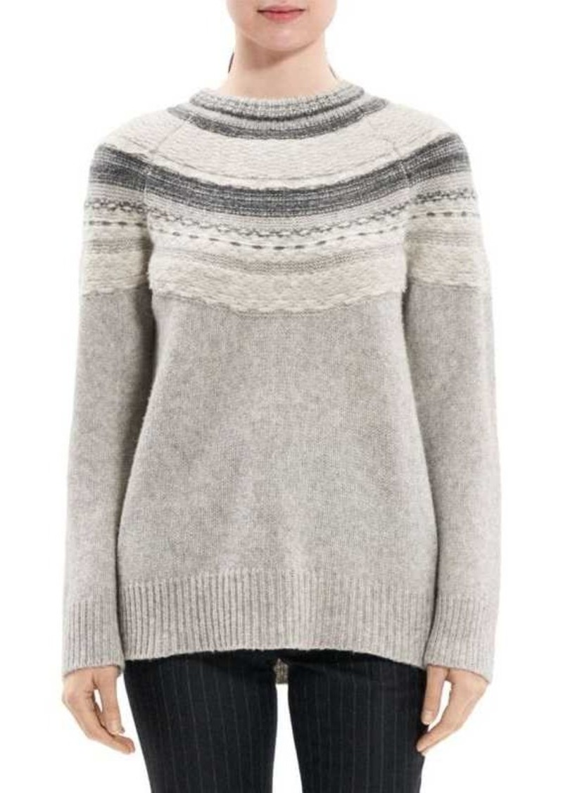 Theory Wool Blend Crewneck Sweater