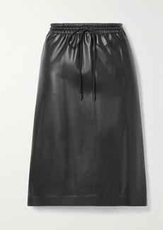 Theory Faux Leather Skirt