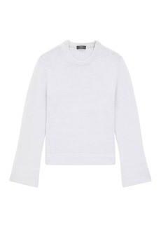 Theory Felted Wool & Cashmere Sweater