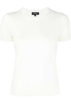 Theory fine-knit wool-blend top