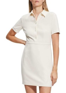 Theory Fitted Mini Polo Dress