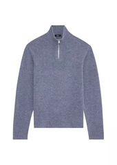 Theory Geder Wool Half-Zip Pullover