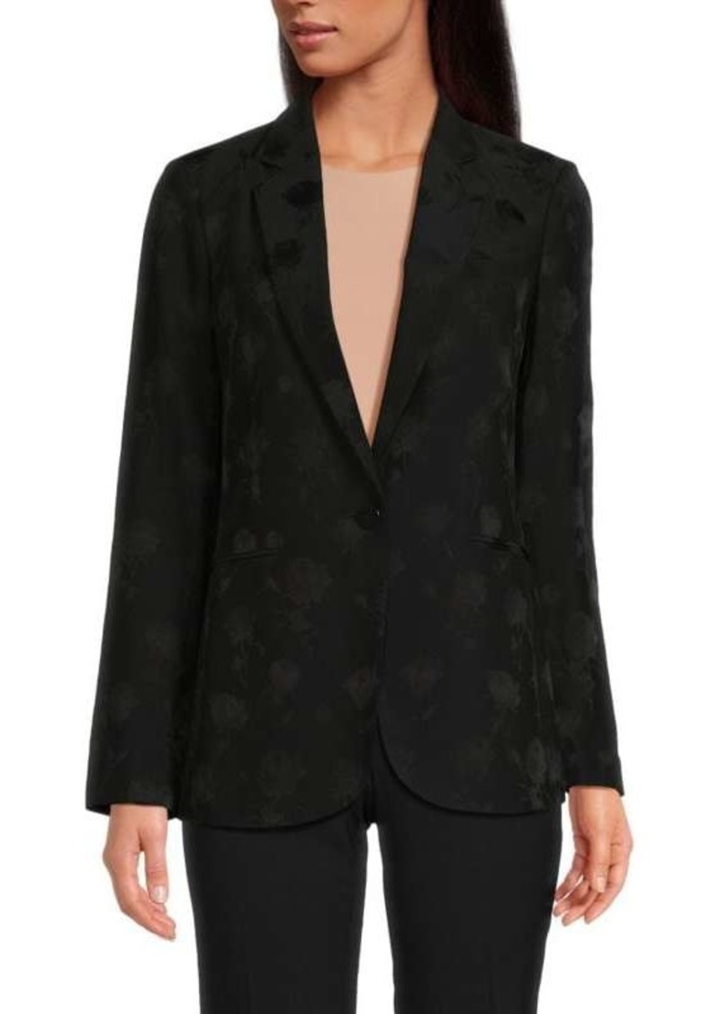 Theory Grinson Floral Blazer