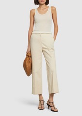 Theory High Waist Cuffed Pants