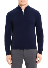 Theory Hilles Cashmere Quarter-Zip Sweater