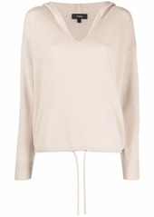 Theory hooded cashmere jumper