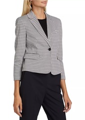 Theory Houndstooth Micro Blazer