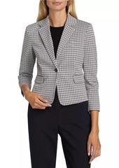 Theory Houndstooth Micro Blazer