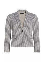 Theory Houndstooth Micro Blazer