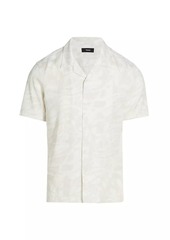 Theory Irving Printed Camp Shirt