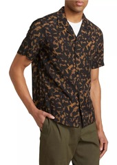 Theory Irving Tortoise Lyocell Short-Sleeve Shirt