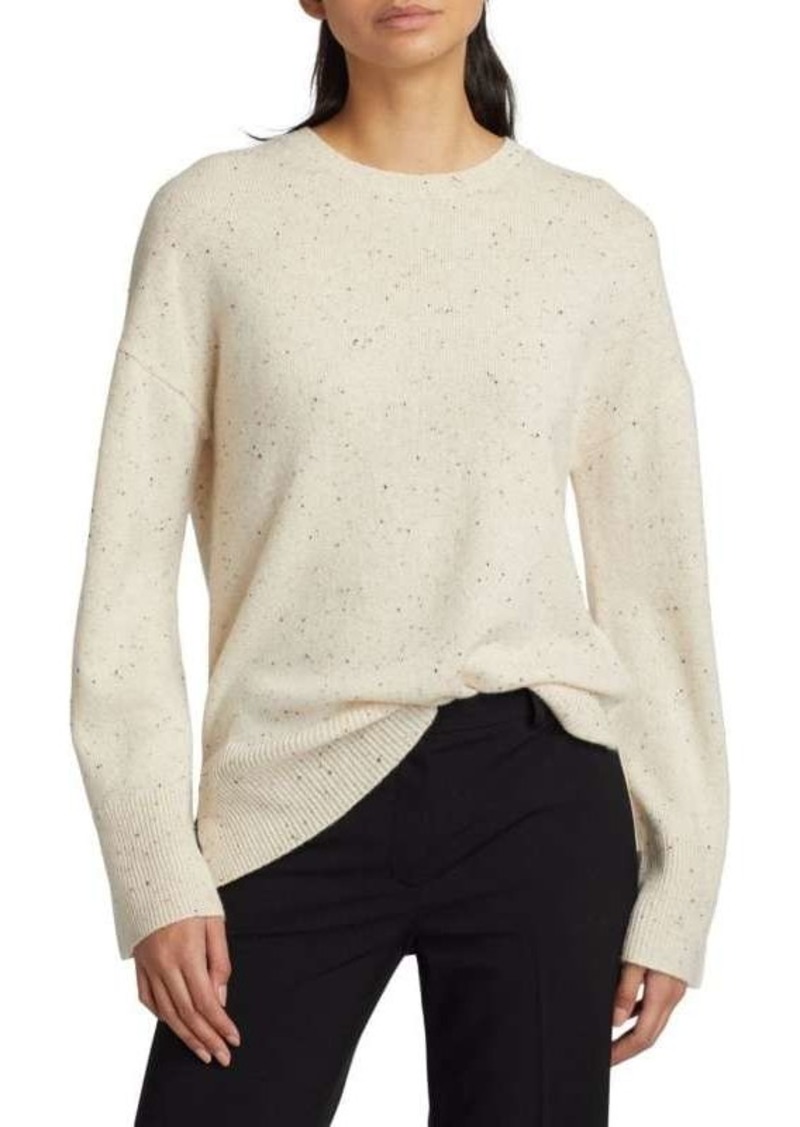 Theory Karenia Speckled Wool & Cashmere Sweater