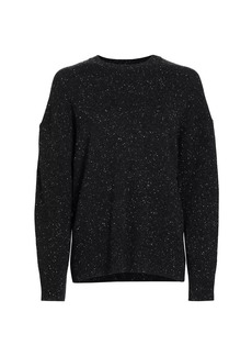 Theory Karenia Speckled Wool-Cashmere Sweater