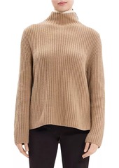 Theory Karenia Wool & Cashmere Rib-knit Sweater